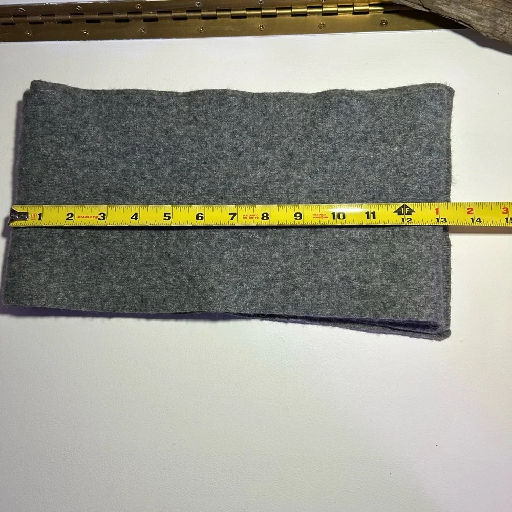Gray Wool‎ Scarf